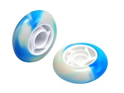 Roues multicolores