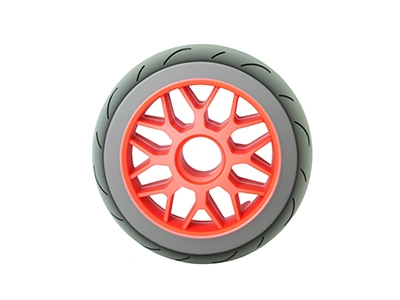 Roues en PU à bande de roulement