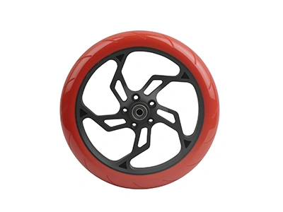 Roues en PU à moyeu en aluminium Cyclone