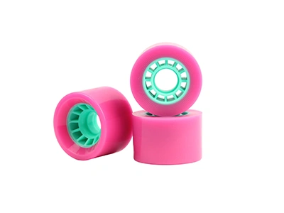 Roues de longboard à moyeu multirainuré